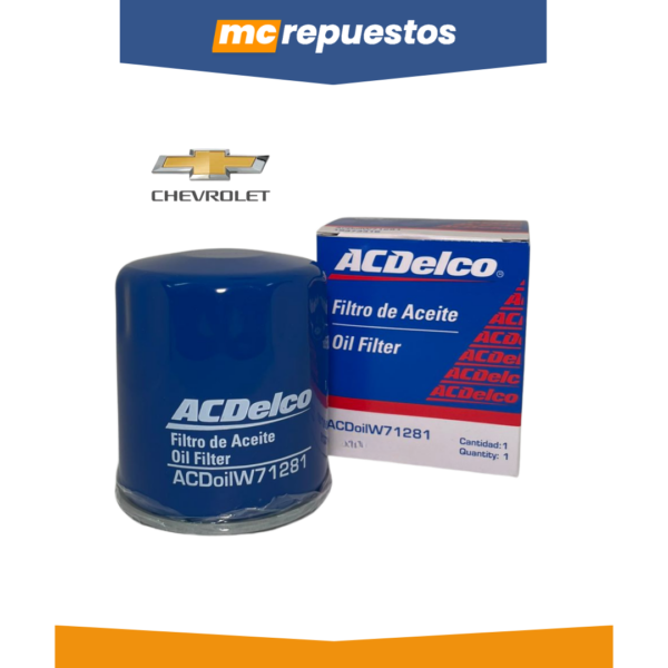 FILTRO DE ACEITE TRACKER 1.2