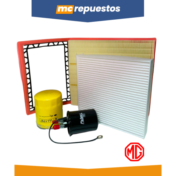 KIT DE FILTROS MANTENCIÓN MG ZS/ZX 1.5 2018-2026 KIT DE FILTROS MANTENCIÓN MG ZS/ZX 1.5 2018-2026